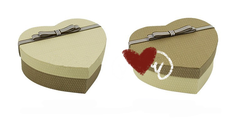2017 Custom special paper cardboard heart shaped storage box/packaging box/perfume paper boxes