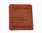 Custom leather label maker brown luggage tag leather strap wholesale in China