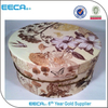 Cylindrical flower box Custom printed paper round shoe box packaging with handle in China