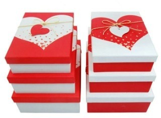 Rectangular Gift Box Handmade Flat Pack Cosmetic Gift Card Box Made in China