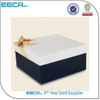 Square box glossy laminated white color box packaging/white cardboard box/shoe boxes