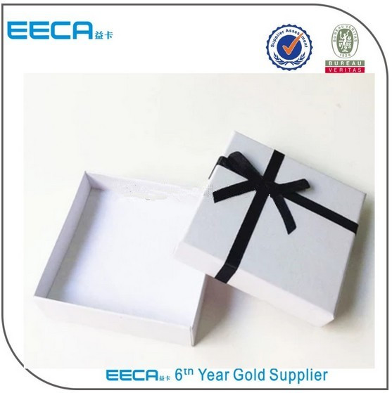 Square Gift Box good quality plain white gift packaging carton box/jewelry box