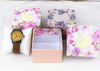 Custom new style pink watches box with pillow for women wholesale in EECA