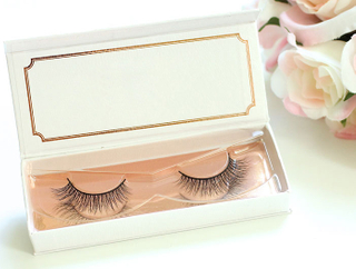 Fashion custom eyelash box / false eyelash box / magnetic lashes box in EECA Packaging