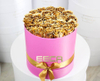 Custom Cardboard Hot Stamping White And Black Paper Round Flower Packaging Box With Holder in EECA China