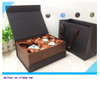 luxury black matte laminated cardboard storage box equipment/Box packing porcelain wholesale made in EECA China