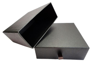 Custom logo printed black drawer paper gift box clothes boxes packaging gift boxes