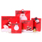 Custom Christmas paper shopping bag with handle,packaging for Christmas gifts paper bag