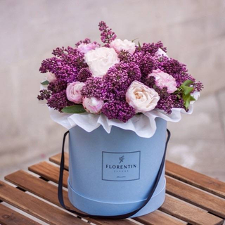Custom Round Cylinder Flower Cardboard Hat Box Flower Printing Box In EECA