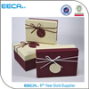New Product Square Box Custom Printed Foil Stamped Hat Box Packaging Lid And Base Boxes