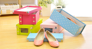 Rectangular Gift Box Luxury Paper Folding Shoe Packaging Cardboard Boxes Made in China