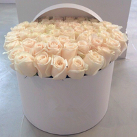 Cylindrical flower box/round flower Gift box packaging wholesale flower hat box in EECA China