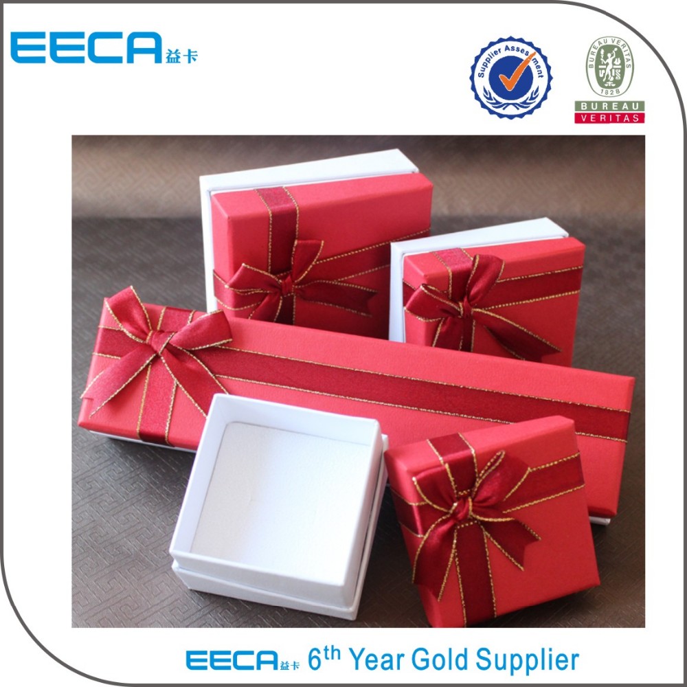 Paper Jewelry Box/cheap Jewelry Box for Ring/necklace/custom Logo Pendant Gift Packaging Box in China Supplier