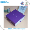 Luxury gift paper drawer gift box/garment packaging paper box purple box/perfume paper boxes in china