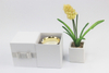 New design custom white paper storage box/square candle packaging box in EECA China