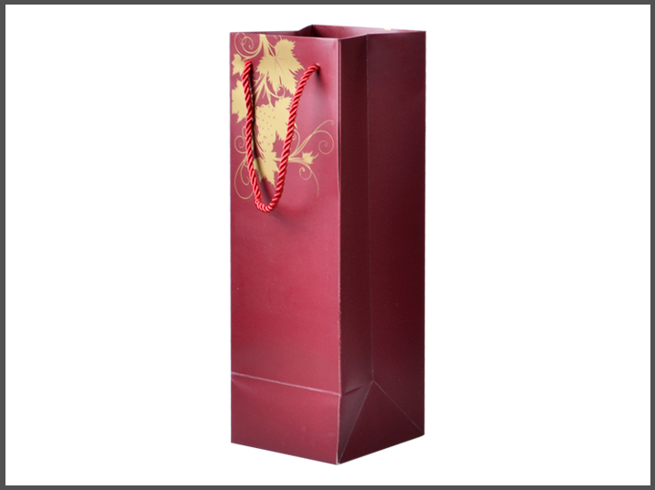 Popular custom paper cardboard single wine gift box with lining wholesale wine crate
