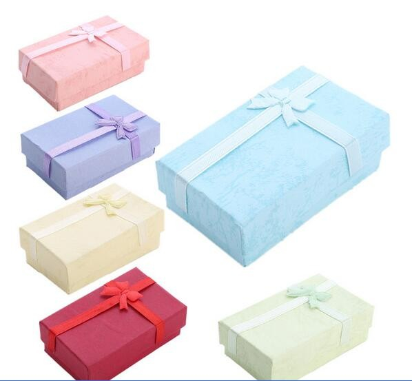 Small Custom Rectangular Paper Gift Box Fashion Ring Jewelry Paper Box Recycling Gift Boxes Custom Logo Box with Insert