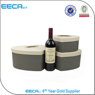 HOT SALE coloring heart shape cardboard set box/heart shape box for perfume wholesale in EECA Dongguan