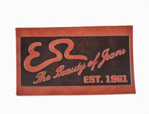 Leather label maker micro fiber leather label tag printing wholesale in China