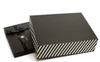 Pretty stripe rectangle gift box Handmade Custom Made Gift Packaging Paper Boxes black and white dots and stripes box