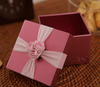 Hot Style Beautifully Square Gift Box Pink Chocolate Packaging Cardboard Box Perfume Paper Boxes Wedding Box With Ribbon In China