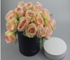 Cylinder flower box top sale White waterproof flower round cardboard hat gift box in EECA packaging