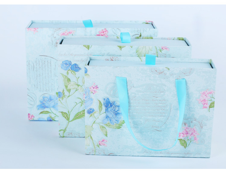 Colorful paper box/Paper drawer box/Recycle drawer box/drawer box with bag supplier from China