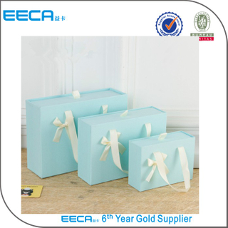 Customized Cardboard Drawer Handle Storage Box/drawer Box with Ribbon Bow Wholesale in EECA China