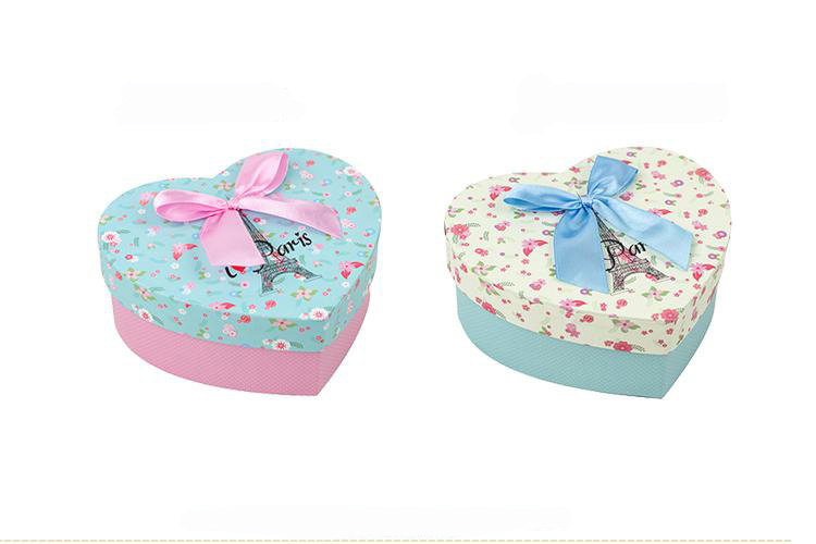 Custom special paper cardboard heart shaped storage box/heart shape box for perfume packaging box in China