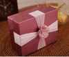 Hot Style Beautifully Square Gift Box Pink Chocolate Packaging Cardboard Box Perfume Paper Boxes Wedding Box With Ribbon In China