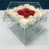 Fashion box Cheap waterproof square clear acrylic packaging box for flowers in EECA