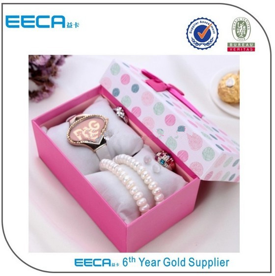 Custom Rectangular Shape Handmade Jewelry Box Watch Packaging Box China Supplier