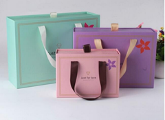 Sliding drawer storage box gift packaging/fresh green drawer box packaging/Handmade drawer box ribbon in China professional manufacturer