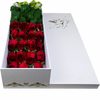 Long flower box Customized Romantnic Valentine's square flower paper packaging box/Rectangule flower box in EECA China