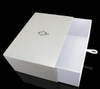 White cardboard paper drawer gift box/custom drawer box/Rectangular gift box