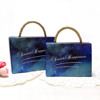Star series box/Gift Boxes Wedding Party Favor With handle for candies sweet box in EECA Packaging China