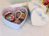 Empty Heart Shaped Gift Box Bow Box Chocolate Gift Packaging Cardboard Box with Bow Tie Wholesale