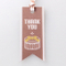 Hang tag wholesale/Ropes hang tags/gift hang tag/thank you labels in EECA China