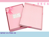Pink color rectangular cardboard gift box and packaging box for sale made in China