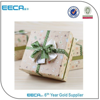Square Gift Box Butterfly Ribbon Nice Quality Custom Paper Perfume Gift Packaging Box/make Perfume Box