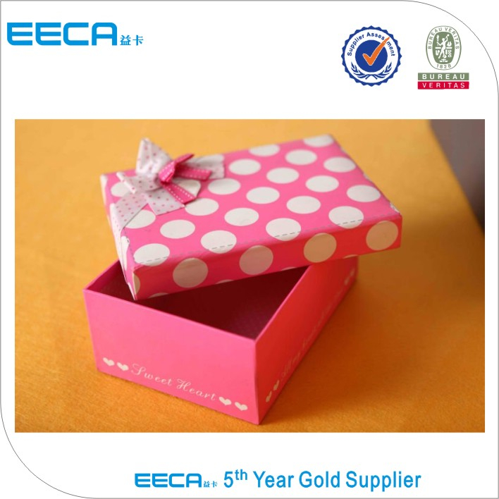 Rectangular Gift Box Packing Ring Box/square Box/popular Jewelry Box with Sponge in EECA Packaging China