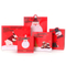 Custom Christmas paper shopping bag with handle,packaging for Christmas gifts paper bag