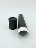 Black cardboard cylinder box/paper tube packaging box made in China