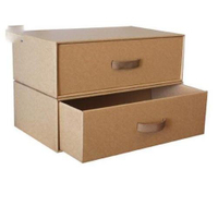 Customized printed drawer box kraft paper boxes two-layer drawer box made in China