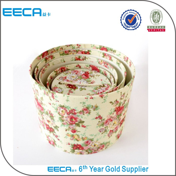 Cylindrical flower box Large storage cardboard shoe &amp; clothes boxes/round paper boxes in China