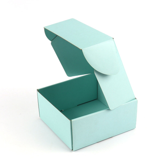 Custom Logo Corrugated Paper Folding Mailer Clothing Packaging Gift Box for Gift Mailing Corrugated Mailer Express Shipping Box