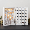 Wholesale Recycled Cardboard Christmas Gift Packaging Ramadan Advent Calendar Box Drawer Tree Custom Advent Calendar Box