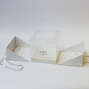 Wholesale Square Clear Window Paper Birthday Cake Safe Delivery Box Transparent Cake Packaging Box 10 X 10 X 5 with Lid