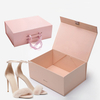 High Quality Eco Friendly Hologram Paper Magnetic Foldable Shoe Storage Box with Customized Logo