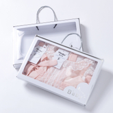 New Environmentally Friendly Recycled Kraft Paper Pvc Window Portable Baby Clothing Underwear Packaging Box